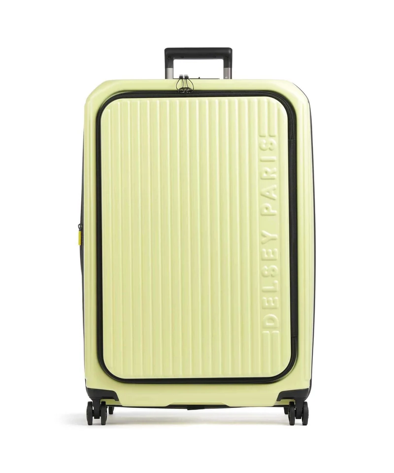Delsey Paris Securitime 4-Rollen Trolley blassgelb