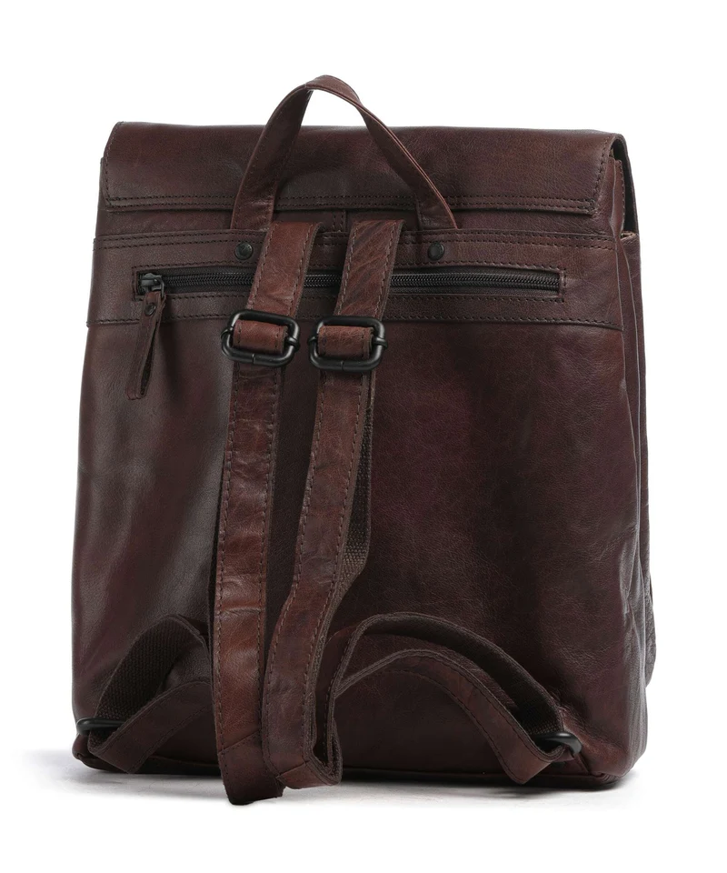 Spikes & Sparrow Bronco Tina Rucksack dark brown