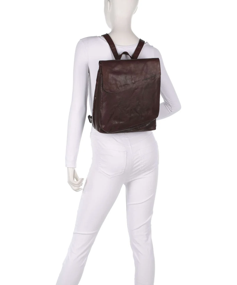 Spikes & Sparrow Bronco Tina Rucksack dark brown