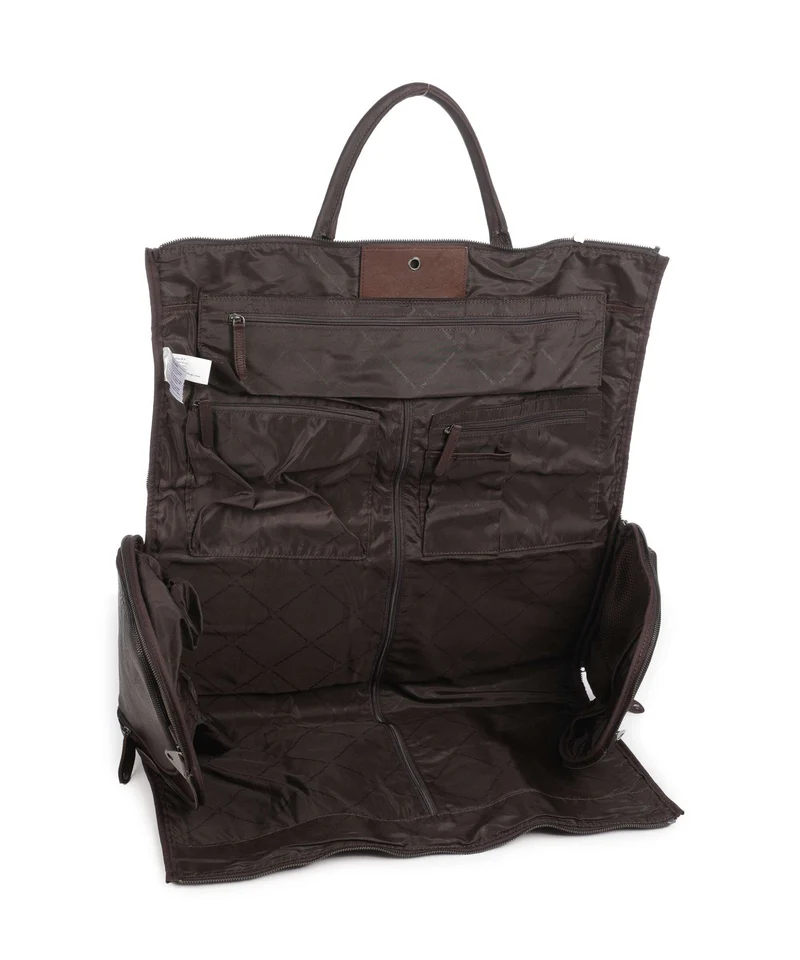 The Chesterfield Brand Wax Pull Up Cow Finlay Weekender brown