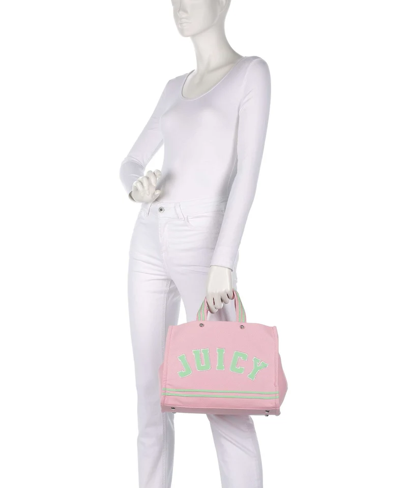 Juicy Couture Iris Patch Canvas M Handtasche juicy pink/summer green