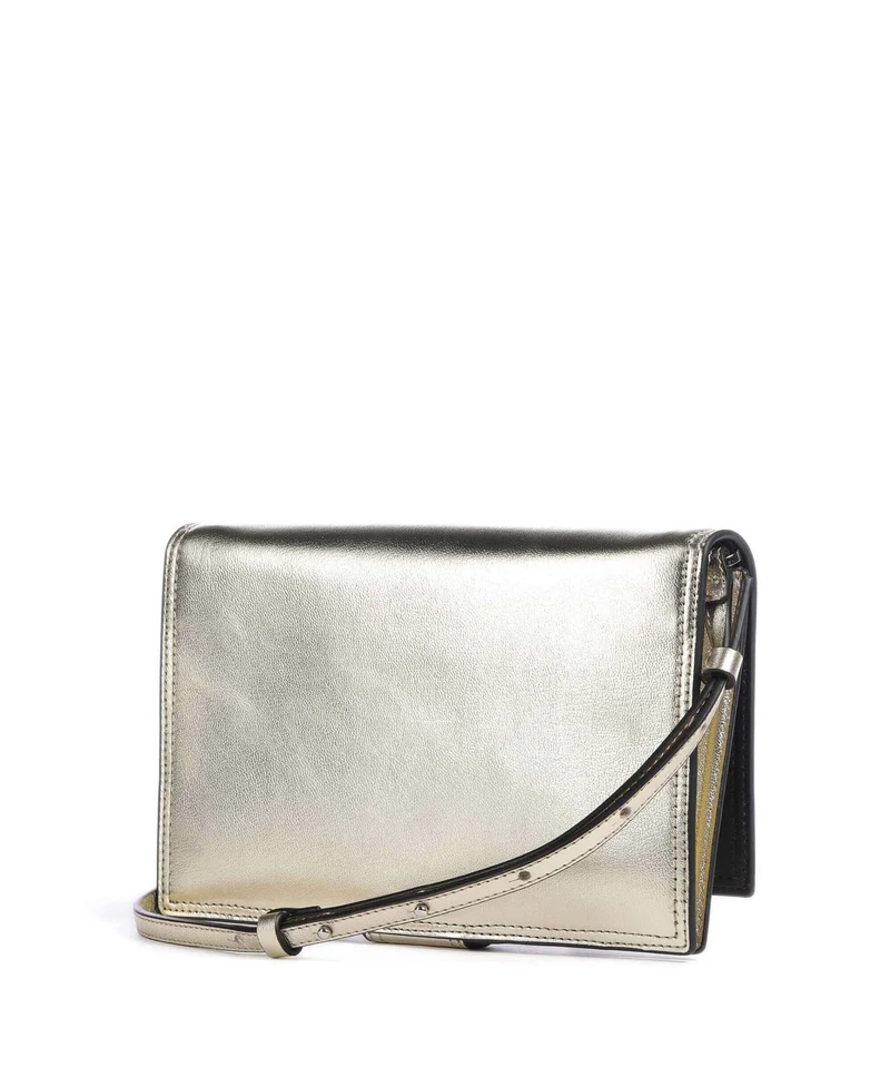 Liebeskind Lisa Metallic S Umhängetasche light gold