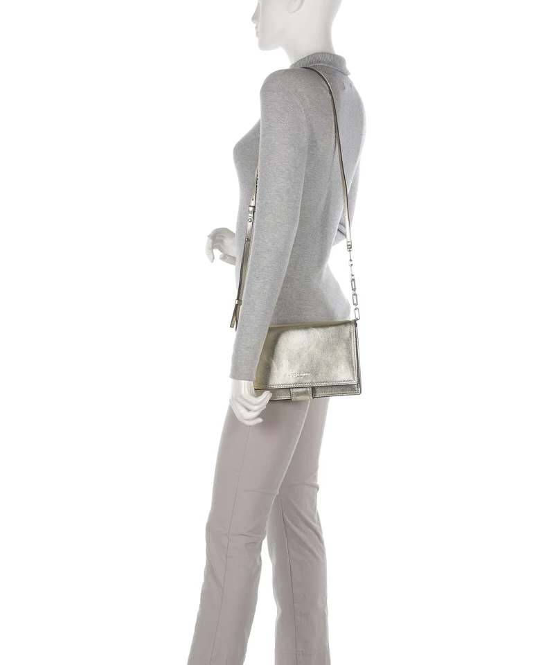Liebeskind Lisa Metallic S Umhängetasche light gold