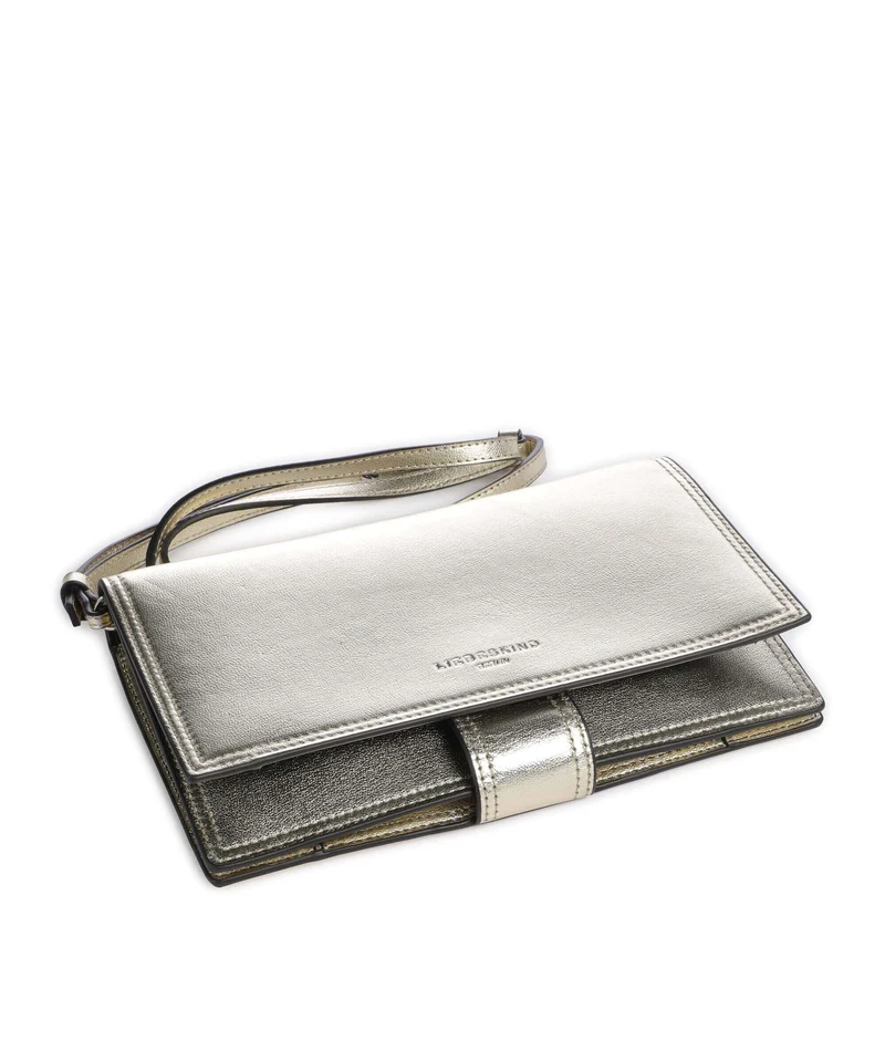 Liebeskind Lisa Metallic S Umhängetasche light gold