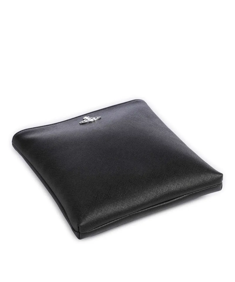 Vivienne Westwood Squire Square Saffiano Umhängetasche black