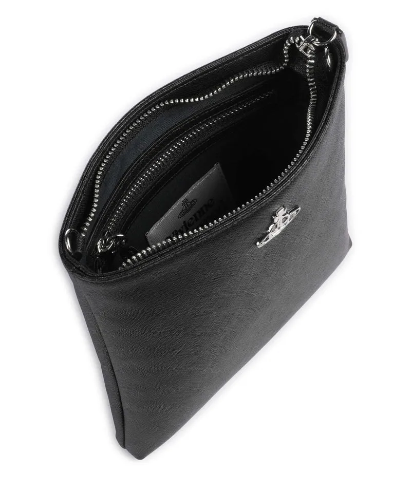 Vivienne Westwood Squire Square Saffiano Umhängetasche black