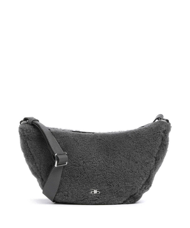 Abro Shearling By My Side Umhängetasche grey