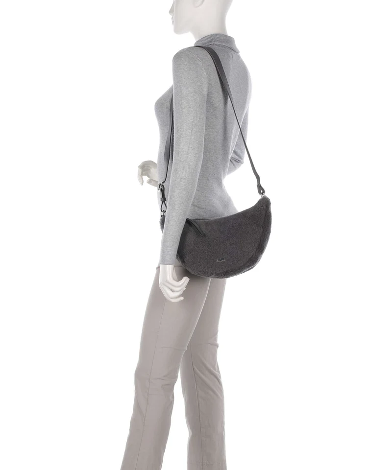 Abro Shearling By My Side Umhängetasche grey