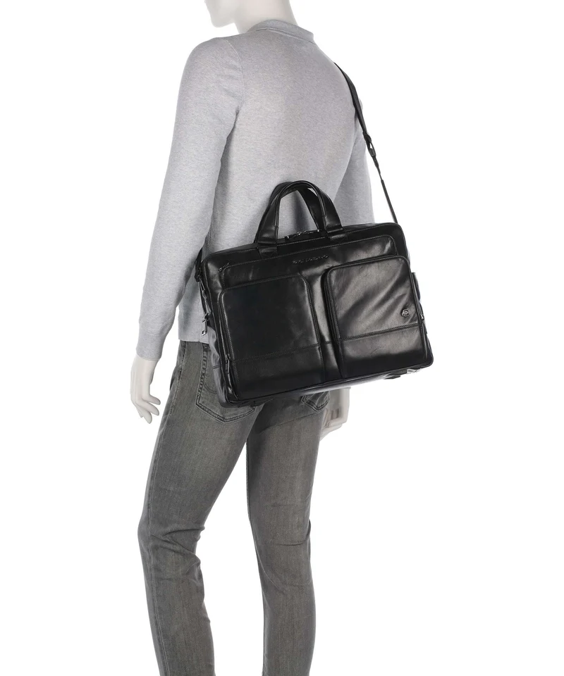 Piquadro W136 Aktentasche nero