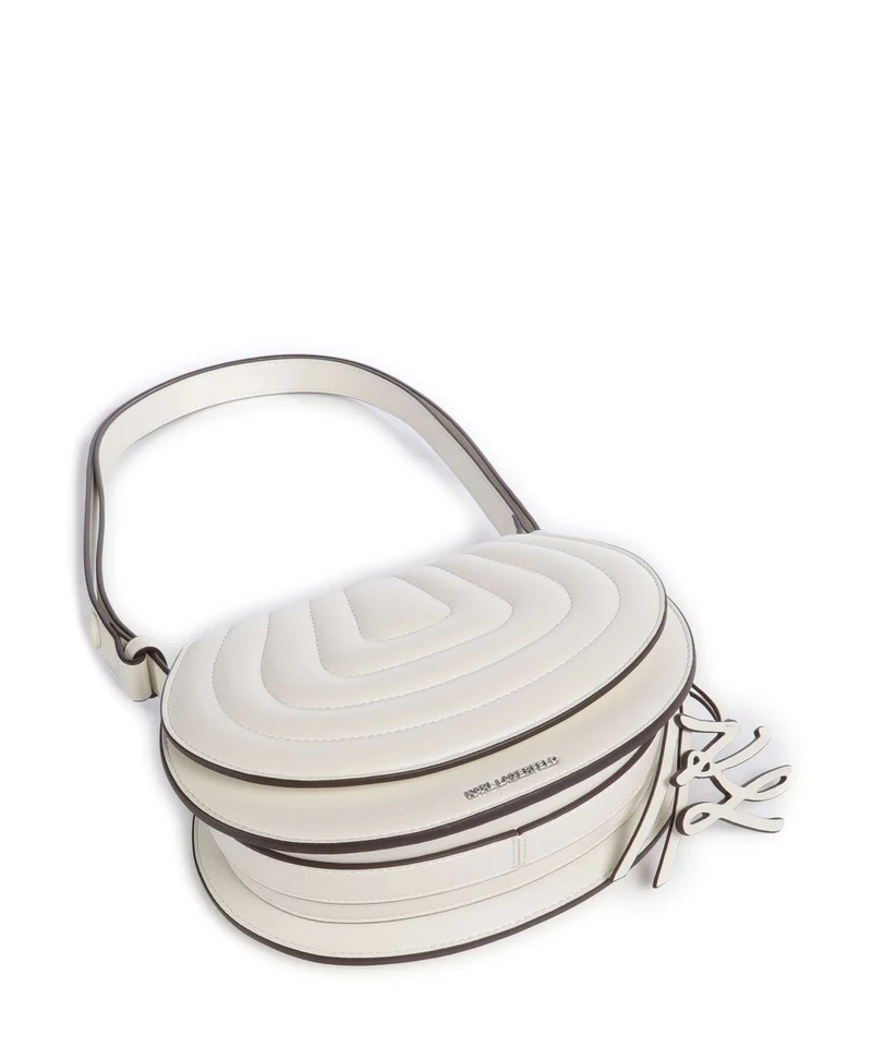 Karl Lagerfeld K/Wellen Schultertasche offwhite
