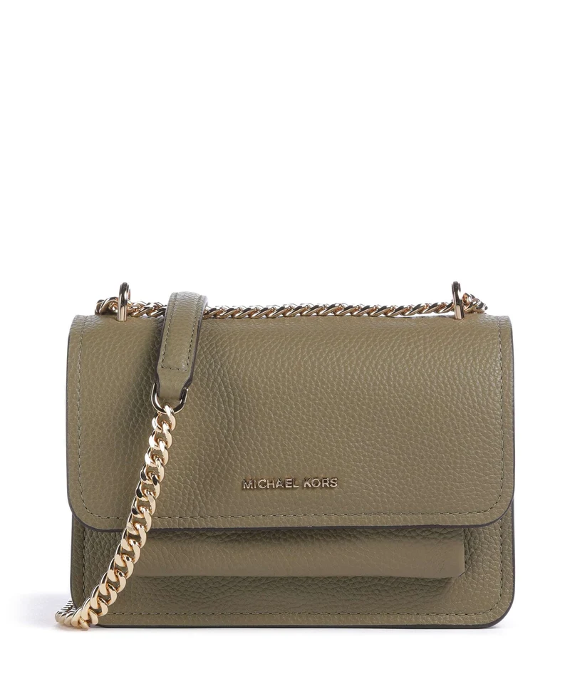Michael Kors Claire Small Schultertasche safari green