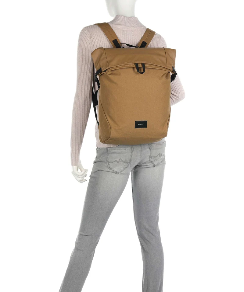 Sandqvist Ground Alfred Rolltop Rucksack black