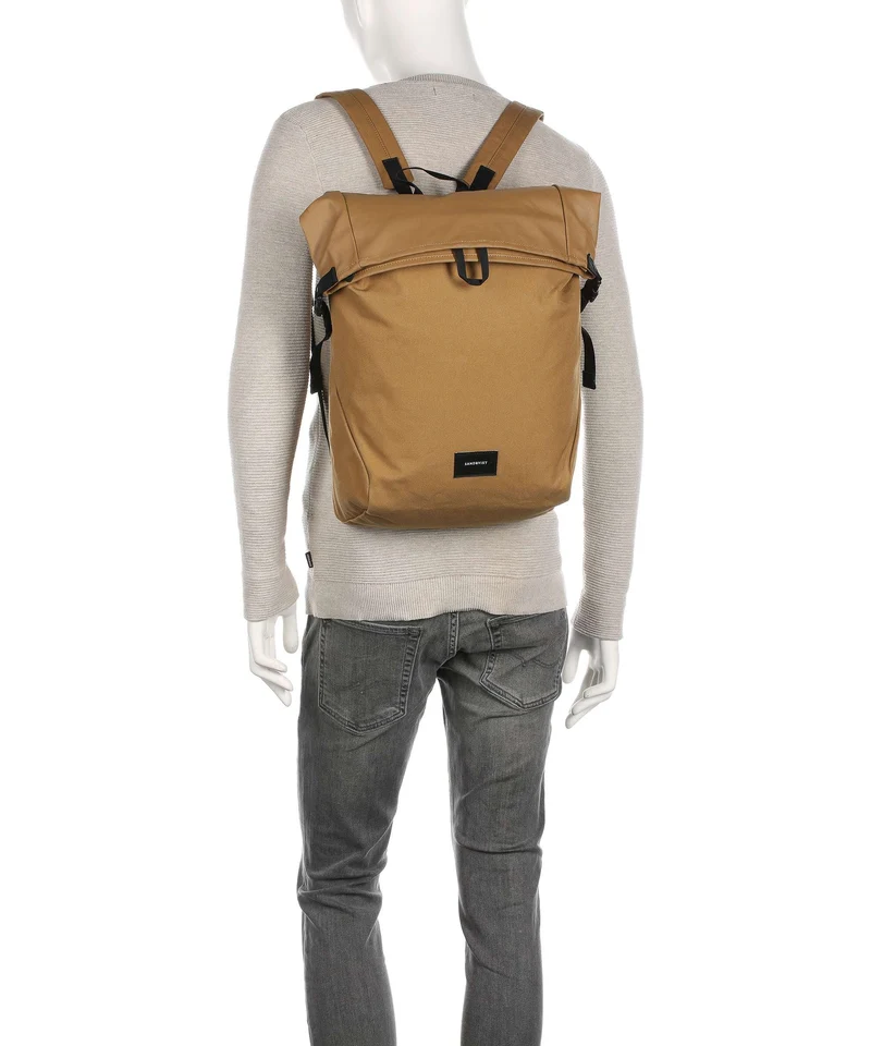 Sandqvist Ground Alfred Rolltop Rucksack black