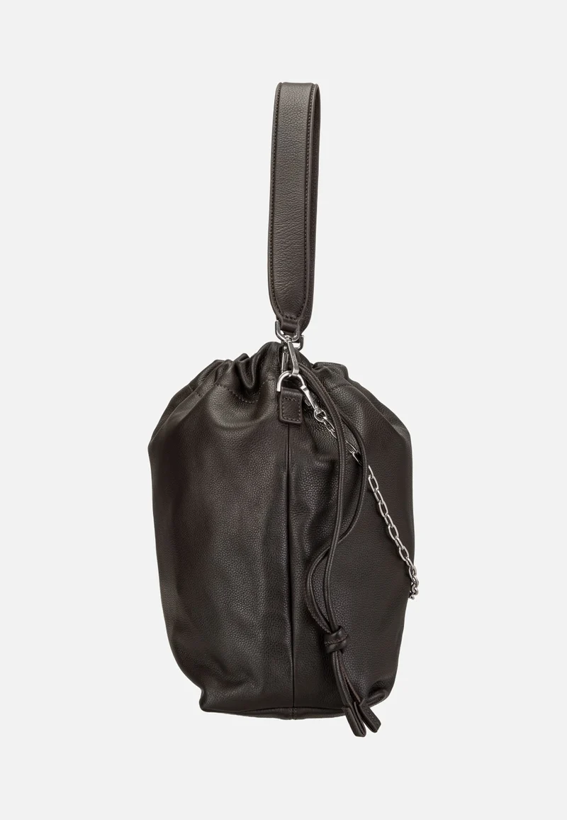 Lya II Hobo M Small Pebble Deep Soil - Bucket Bag