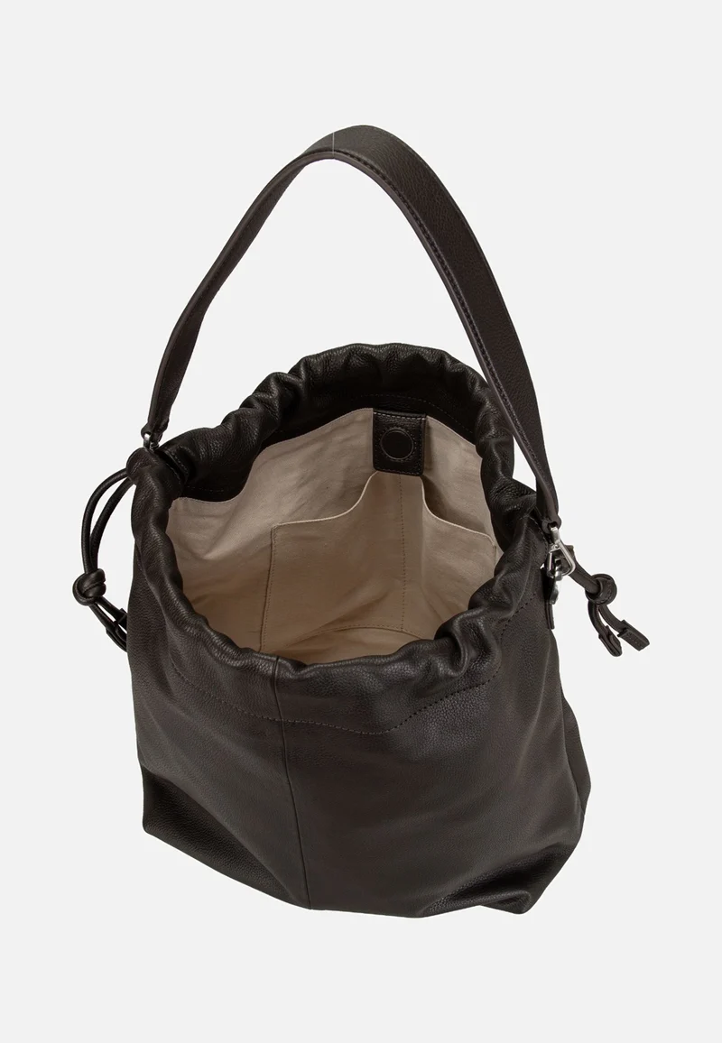 Lya II Hobo M Small Pebble Deep Soil - Bucket Bag