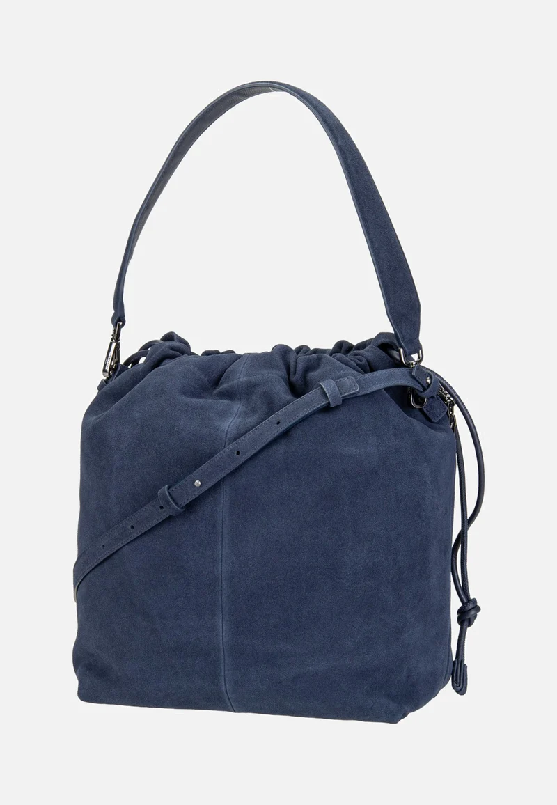 Lya II Hobo M Hydro Suede Peacoat - Bucket Bag
