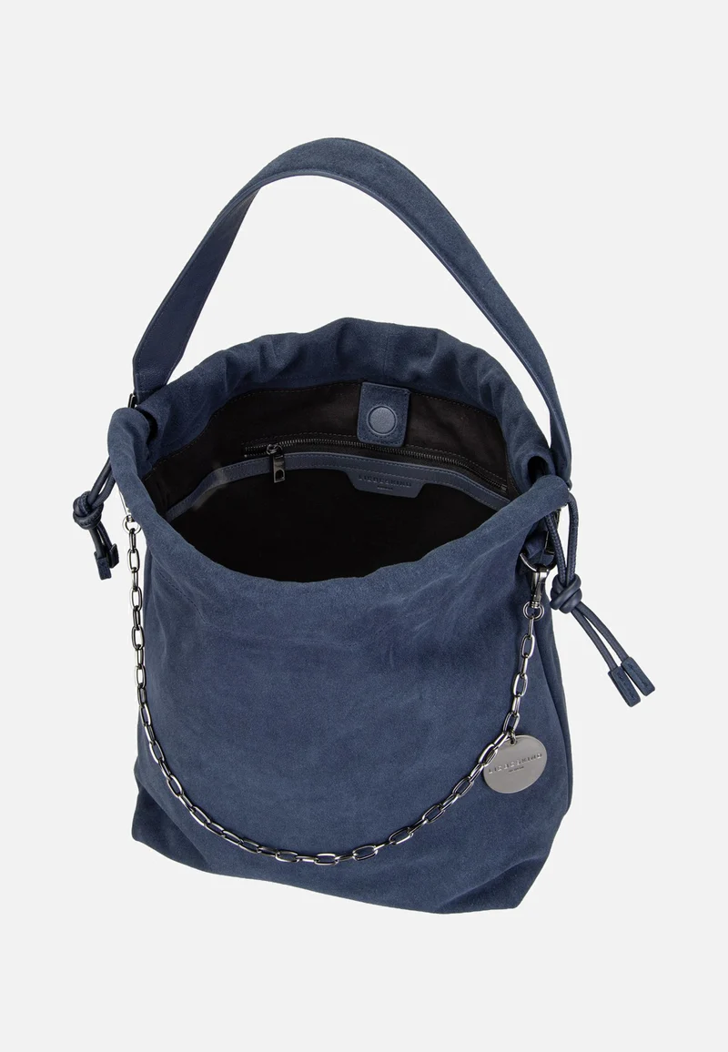 Lya II Hobo M Hydro Suede Peacoat - Bucket Bag