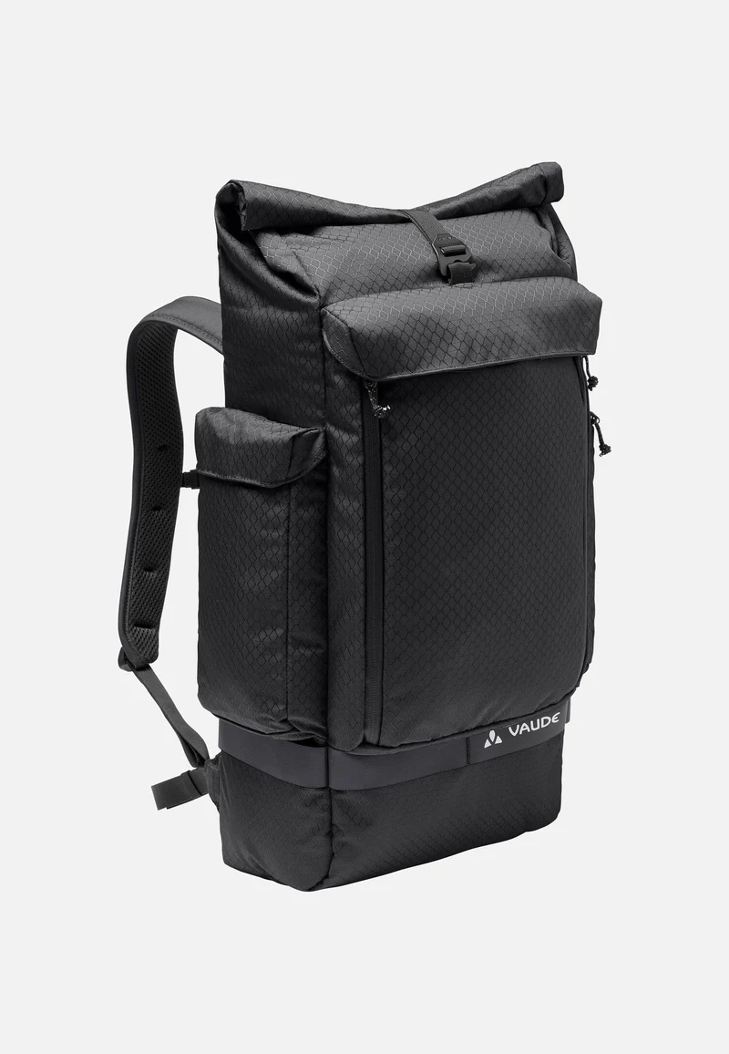 Cyclist Pack Black - Rolltop Rucksack