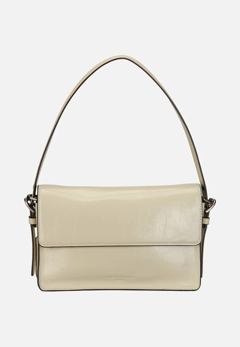 Audrey S Lack Distressed Biscotti - Shoulder Bag