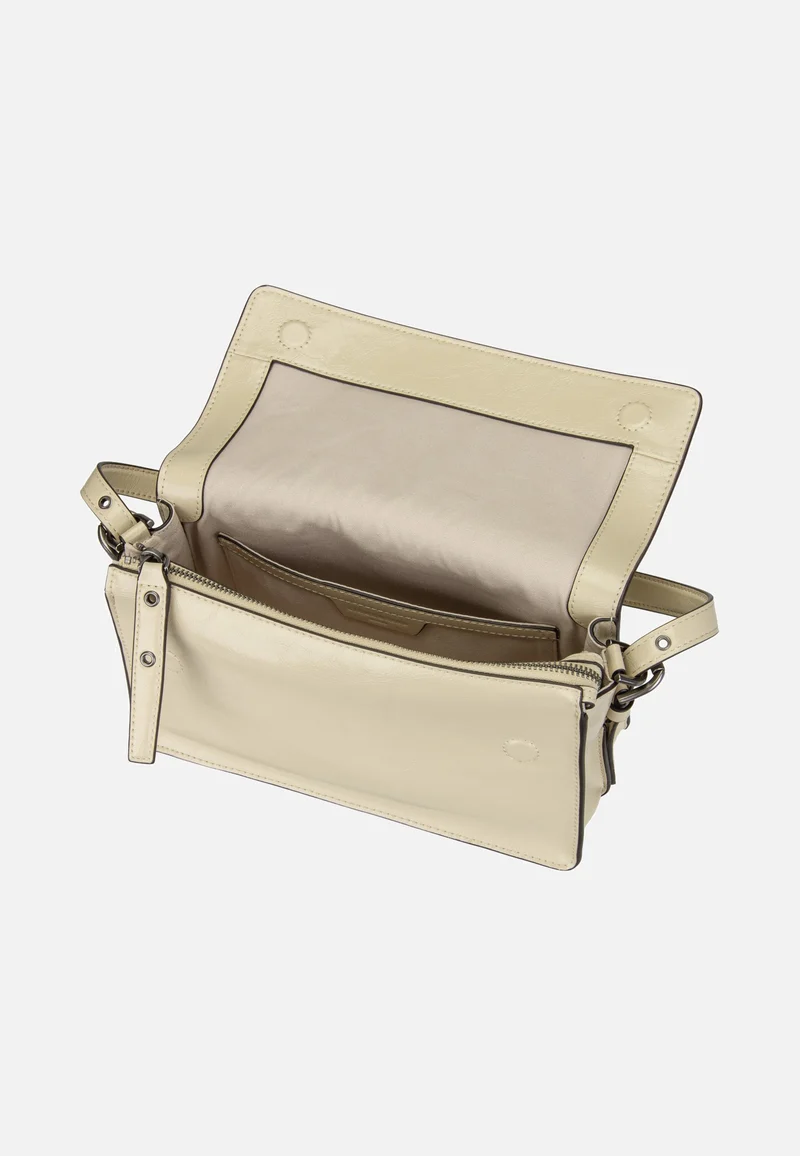 Audrey S Lack Distressed Biscotti - Shoulder Bag