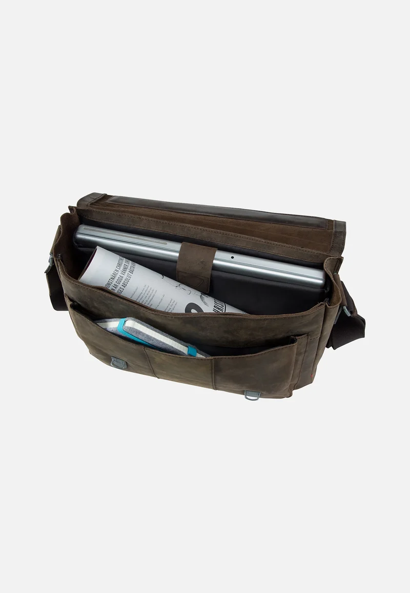 Richmond Briefbag L Dark Brown - Aktentasche
