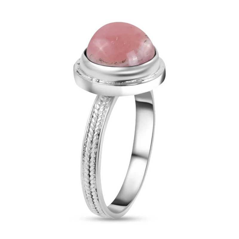 Royal Bali - Rhodochrosit Ring 925 Silber ca. 3.54 ct