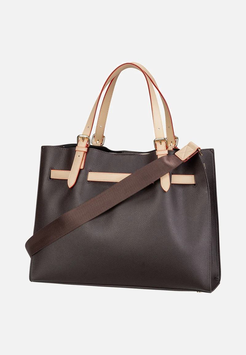 Ella L Dunkelbraun - Tote Bag