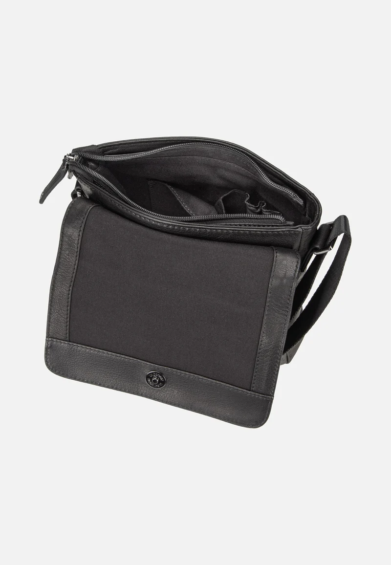 Black Magic Shoulder Bag With Flap Black - Umhängetasche