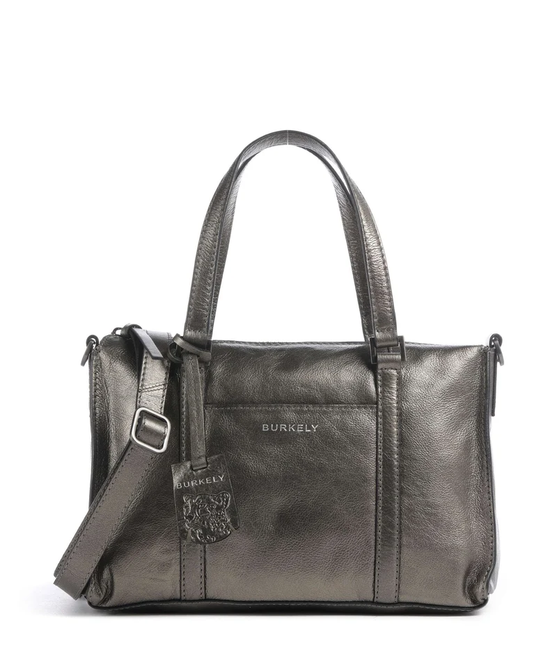 Burkely Creased Crystal Handtasche gunmetal