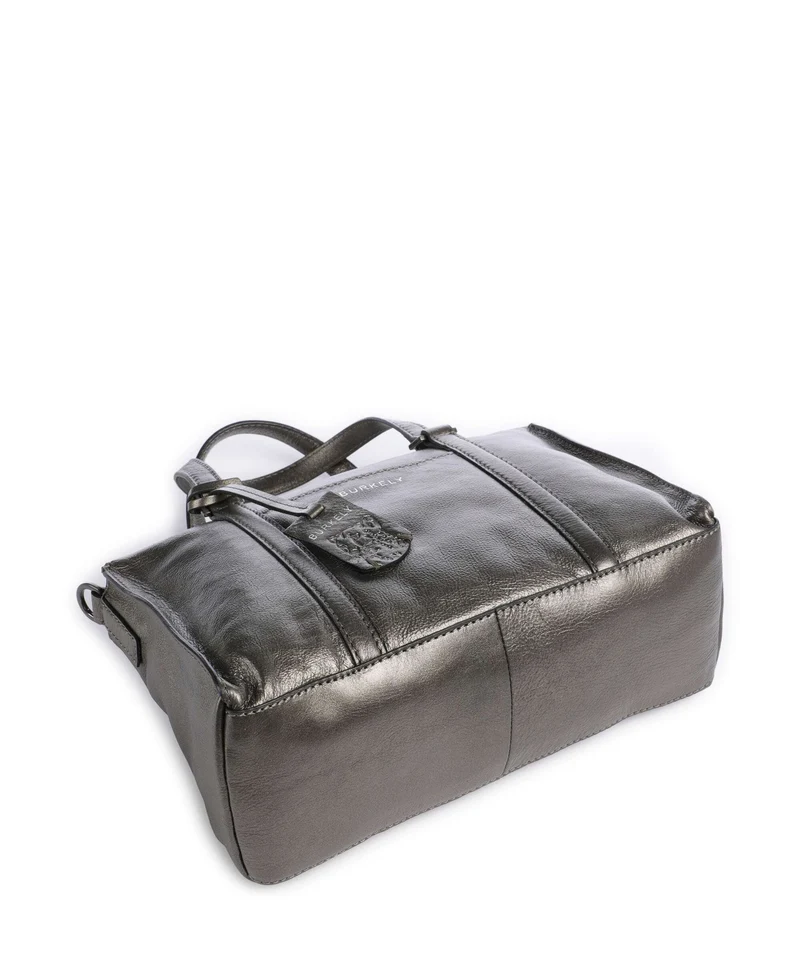 Burkely Creased Crystal Handtasche gunmetal