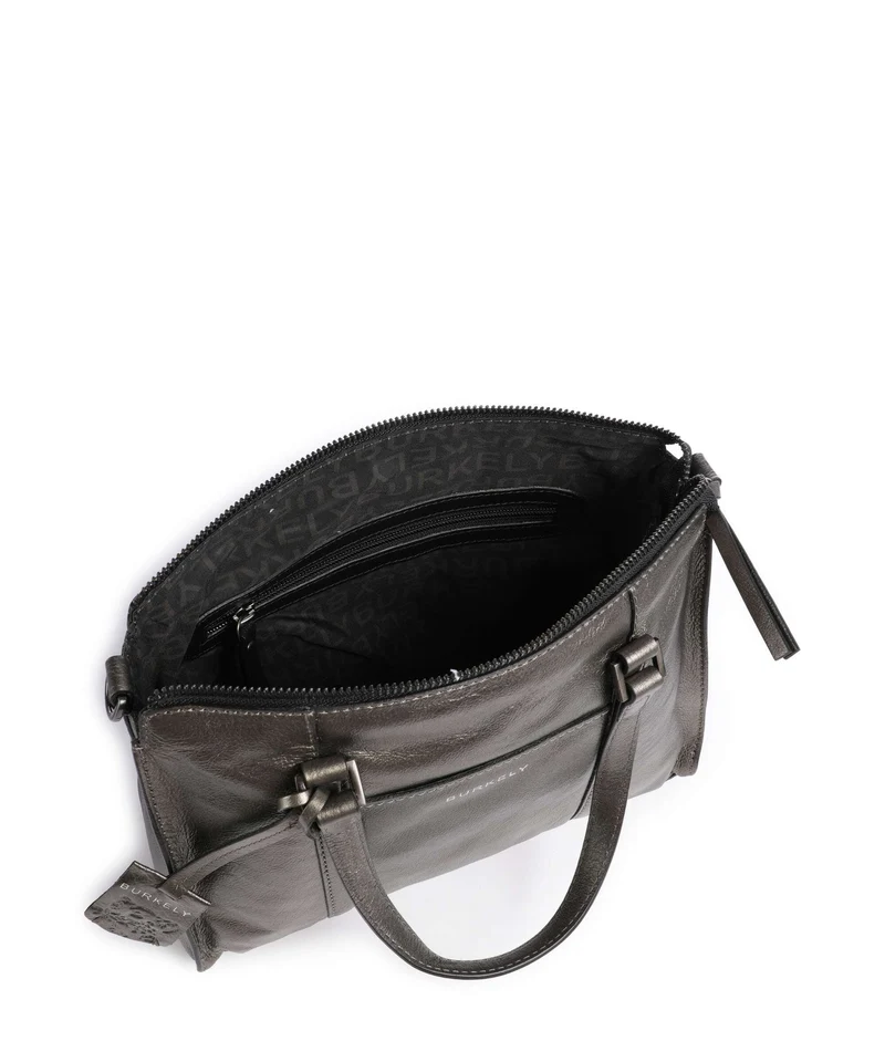 Burkely Creased Crystal Handtasche gunmetal