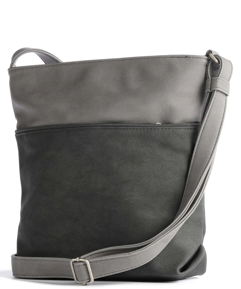 Zwei Jana J10 Schultertasche nubuk stone