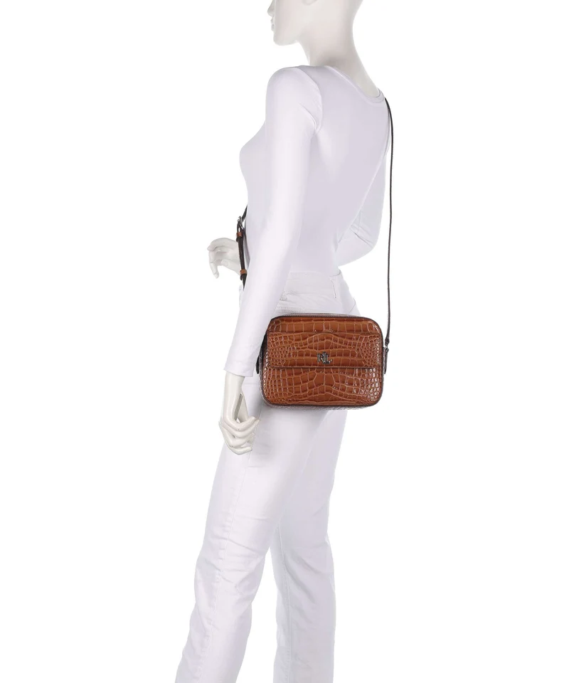 Lauren Ralph Lauren Marcy Medium Umhängetasche tobacco