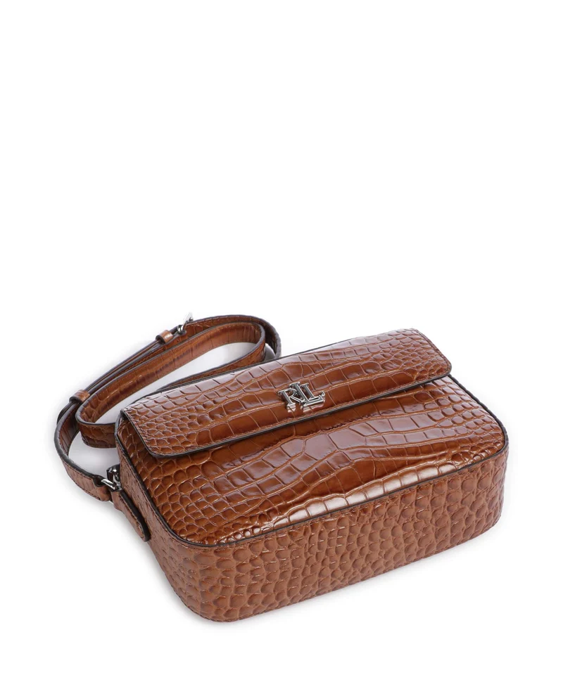 Lauren Ralph Lauren Marcy Medium Umhängetasche tobacco