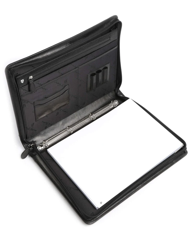 Castelijn & Beerens Gaucho A4 Rits Mappe black