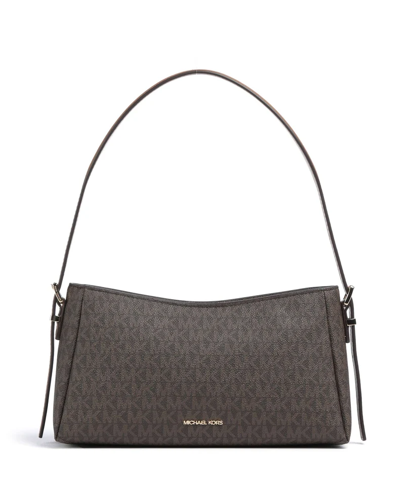 Michael Kors Moore Medium Schultertasche brown/acorn