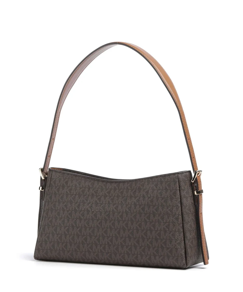Michael Kors Moore Medium Schultertasche brown/acorn