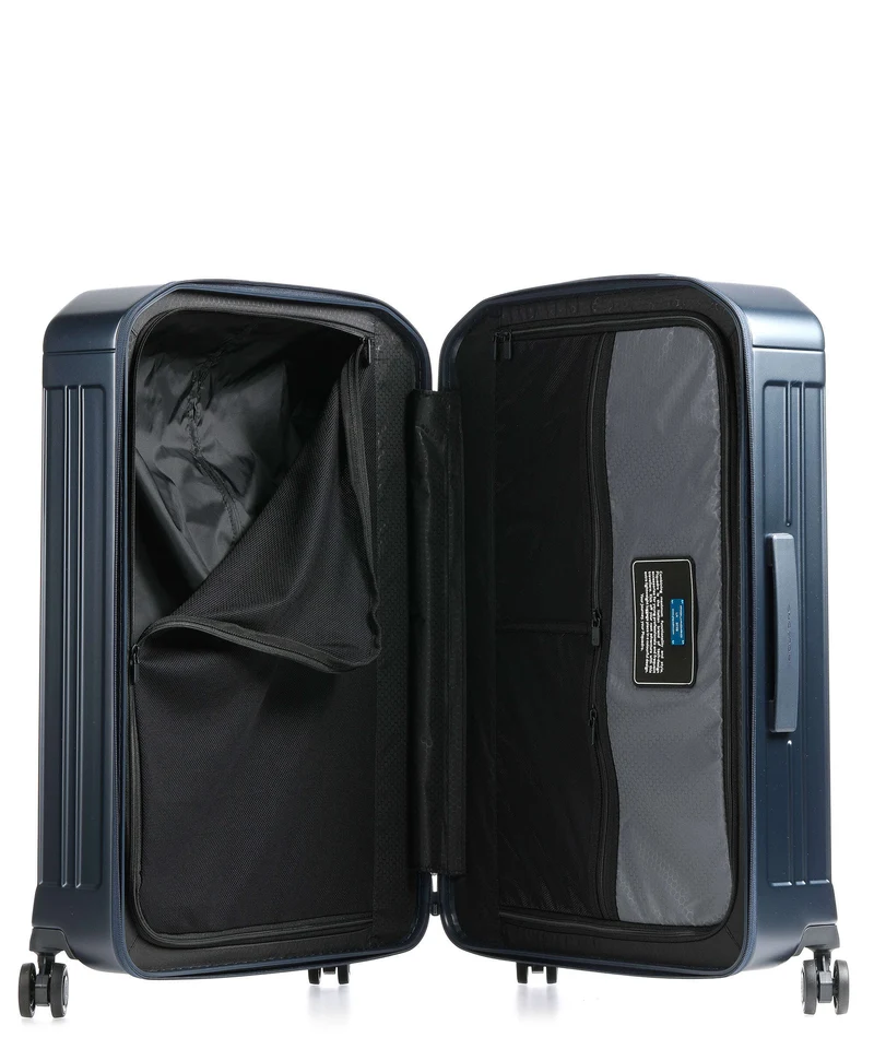 Piquadro PQ Light 4-Rollen Trolley matt blue