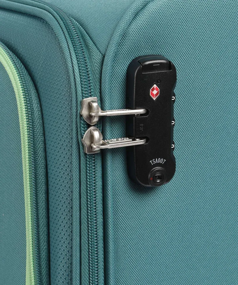 American Tourister Sea Seeker 4-Rollen Trolley bayou green