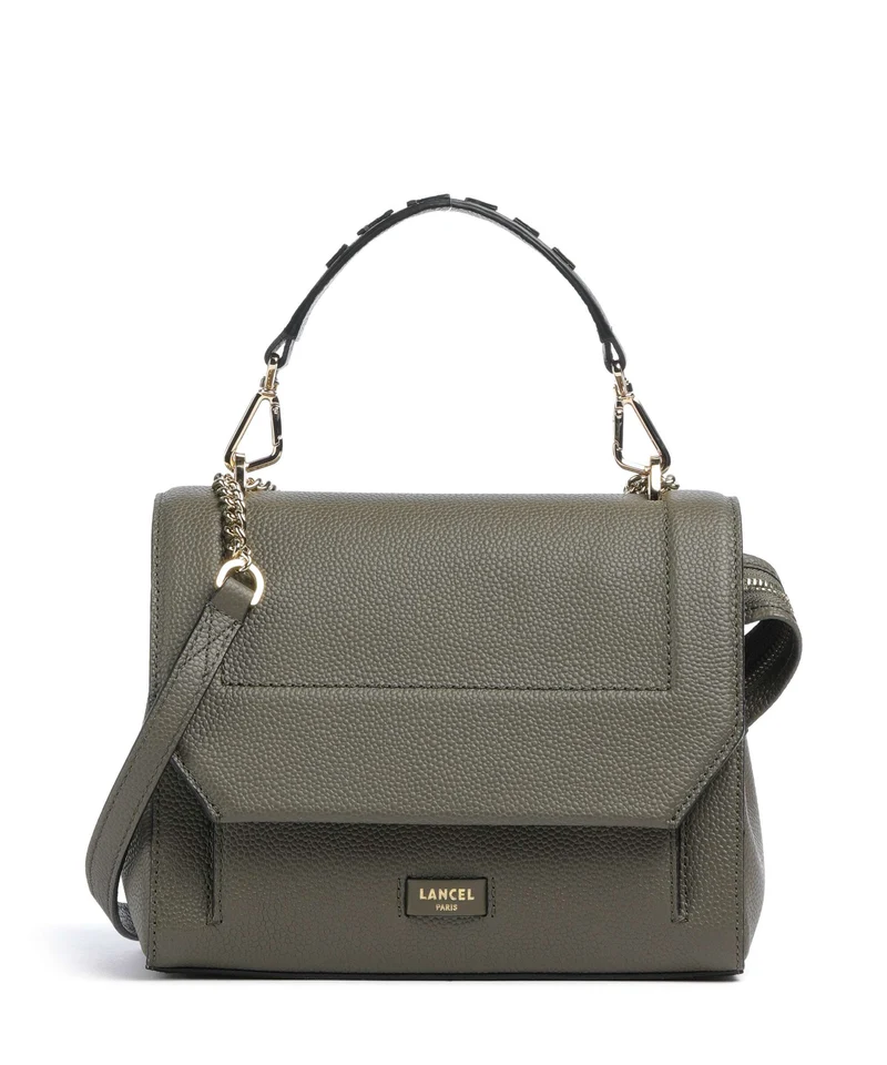 Lancel Ninon M Schultertasche dark khaki
