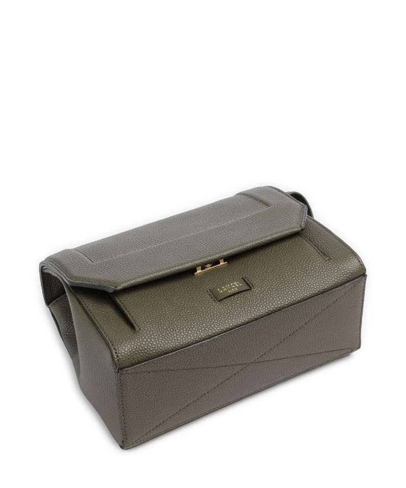 Lancel Ninon M Schultertasche dark khaki