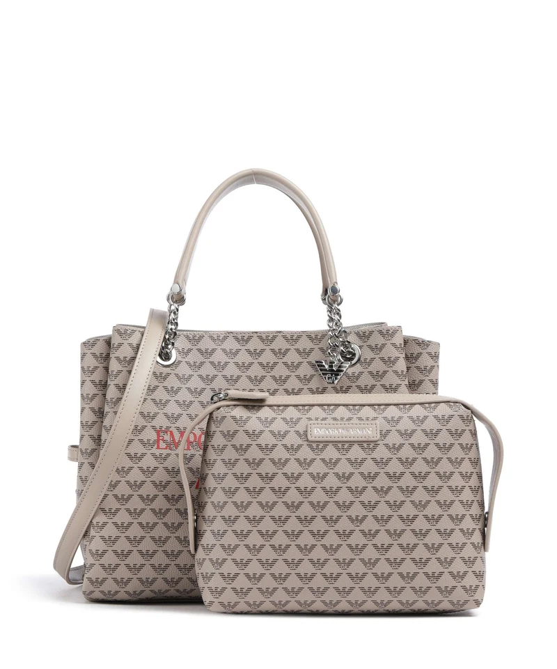 Emporio Armani Annie Handtasche ecru/moro/rosso