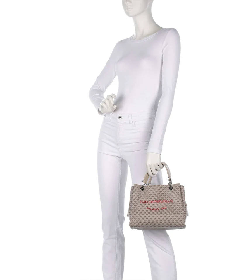 Emporio Armani Annie Handtasche ecru/moro/rosso