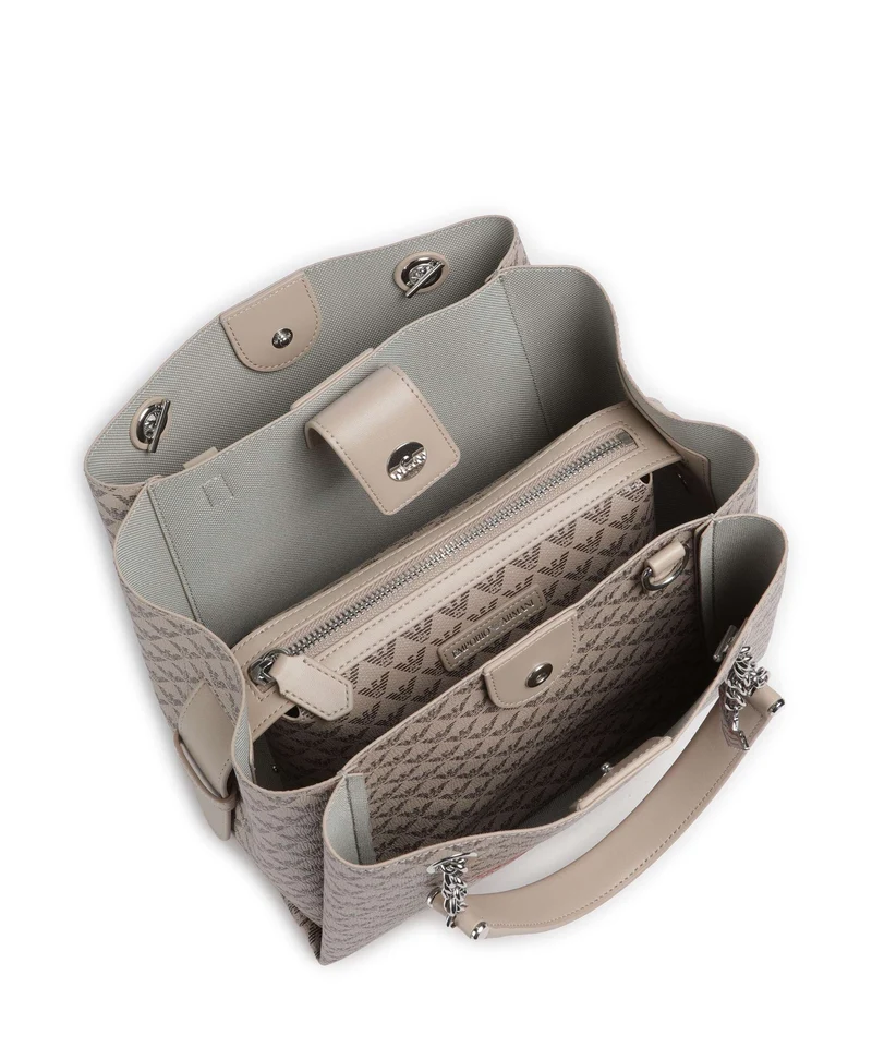 Emporio Armani Annie Handtasche ecru/moro/rosso