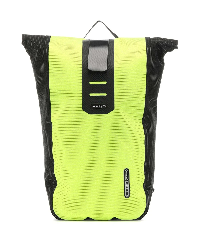 Ortlieb Velocity High Visibility 23 Rolltop Rucksack neon yellow/black reflective