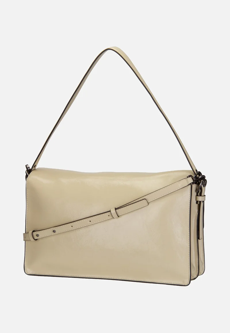 Audrey M Lack Distressed Biscotti - Shoulder Bag