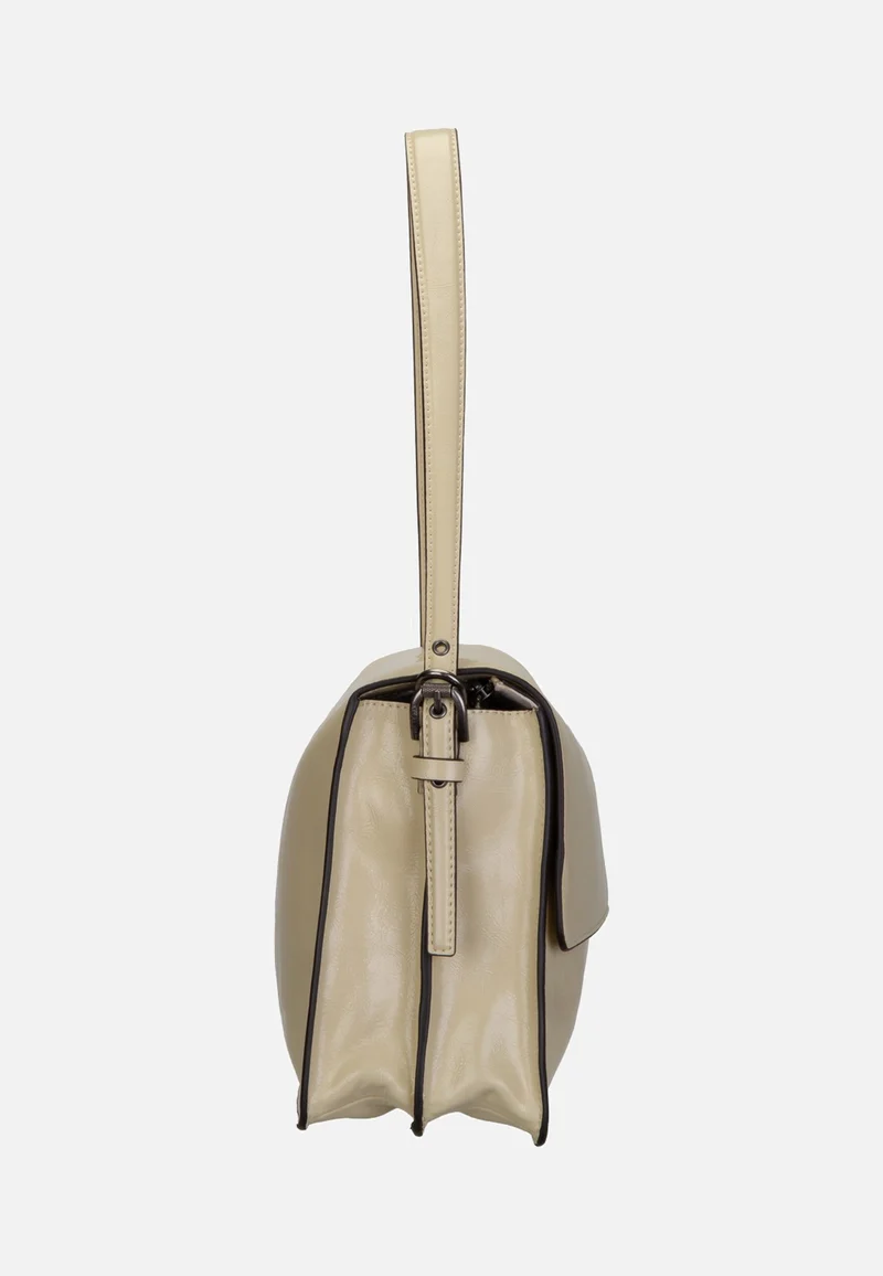 Audrey M Lack Distressed Biscotti - Shoulder Bag