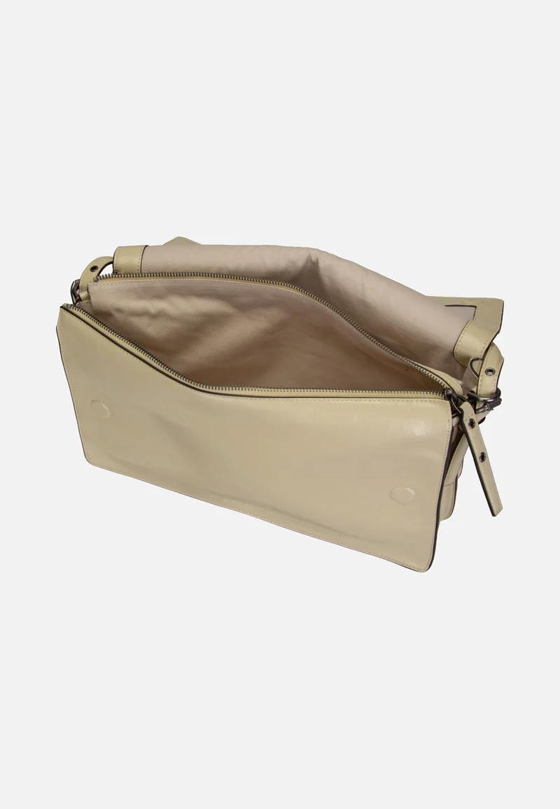 Audrey M Lack Distressed Biscotti - Shoulder Bag