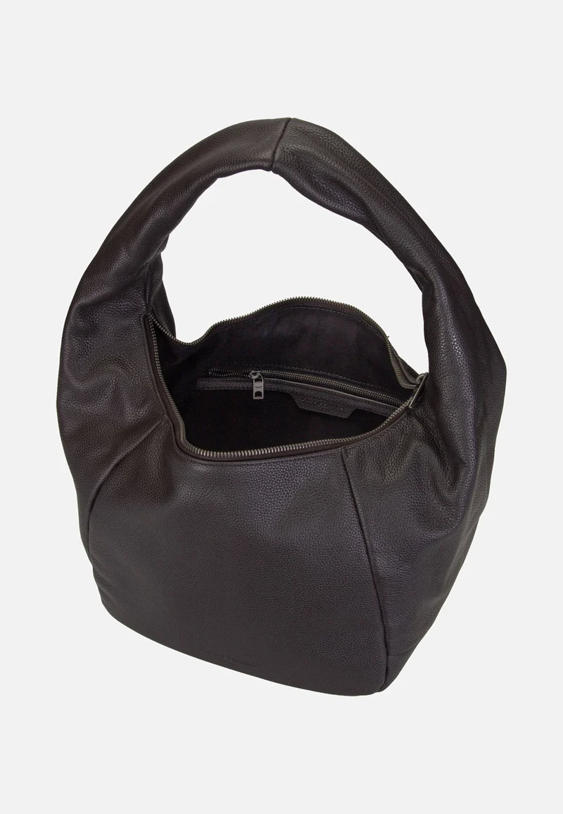 Farrah II Hobo M Small Pebble Deep Soil - Hobo Bag