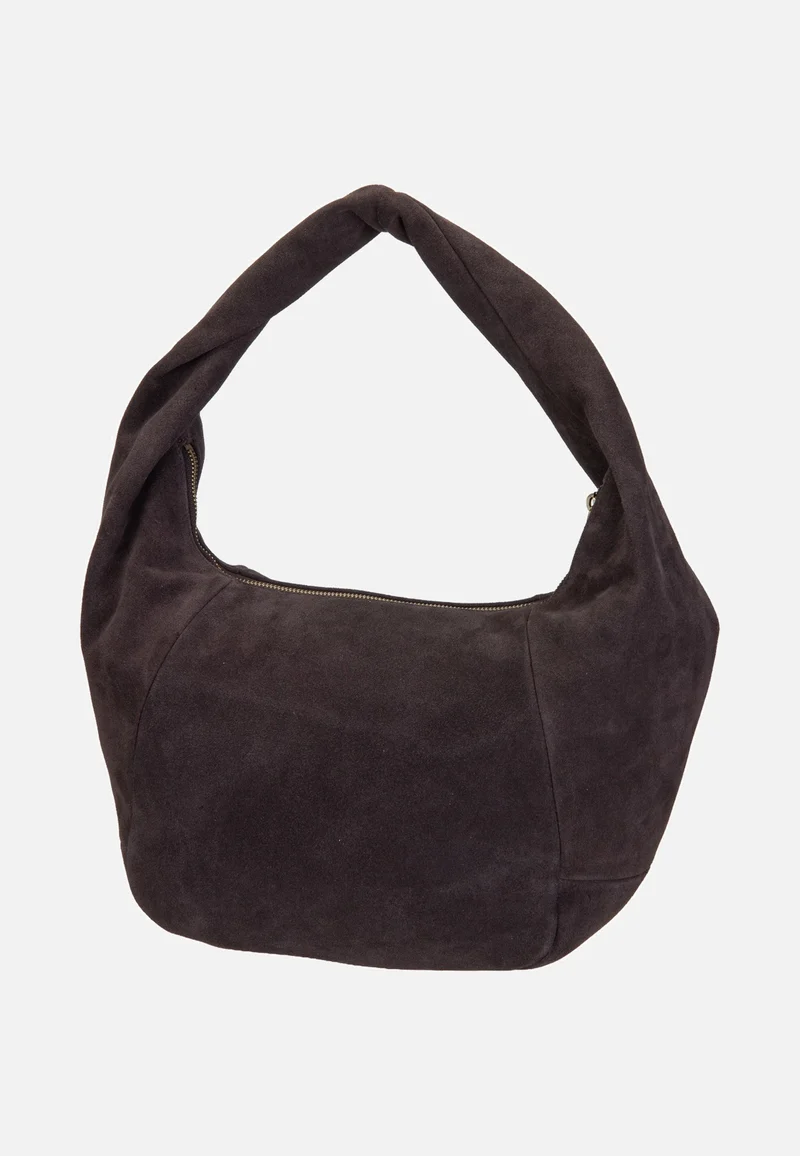 Farrah II Hobo M Hydro Suede Deep Soil - Hobo Bag